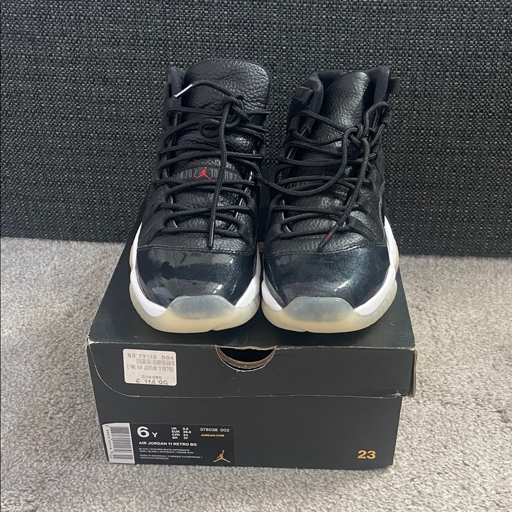 Jordan 11 Retro Black and White Sneakers